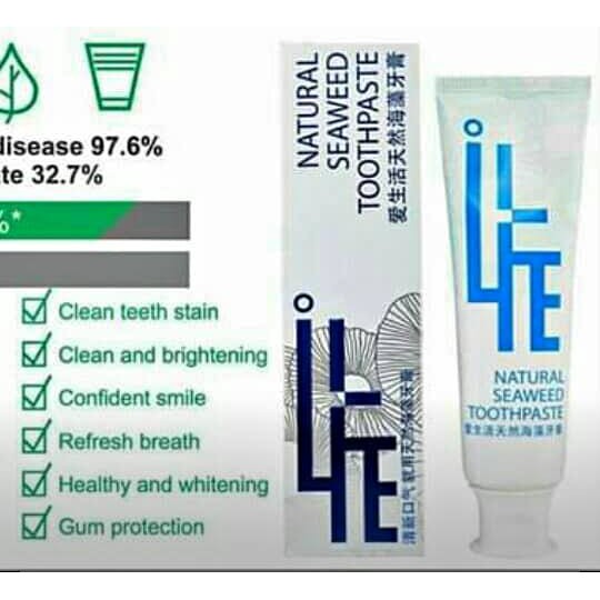 ilife natural seaweed toothpaste